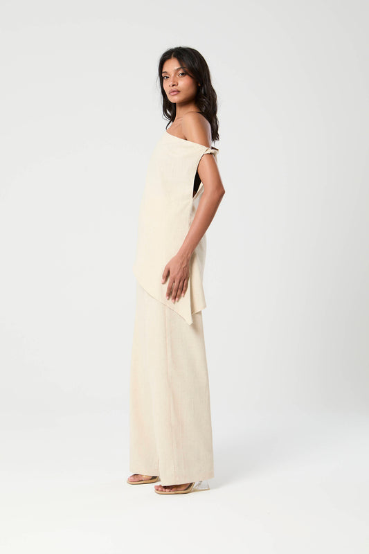 Serene Linen Set - Sand