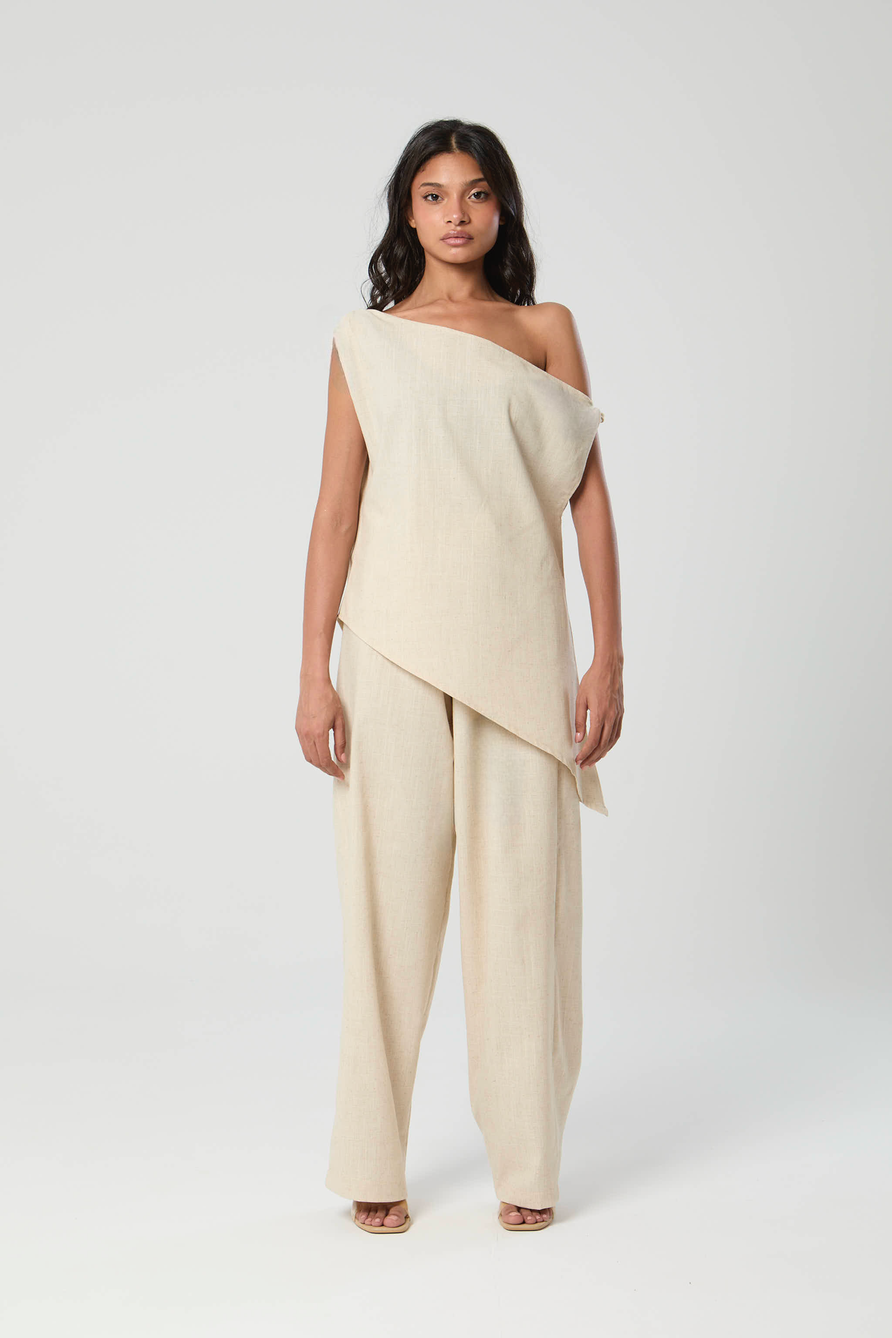 Serene Linen Set - Sand