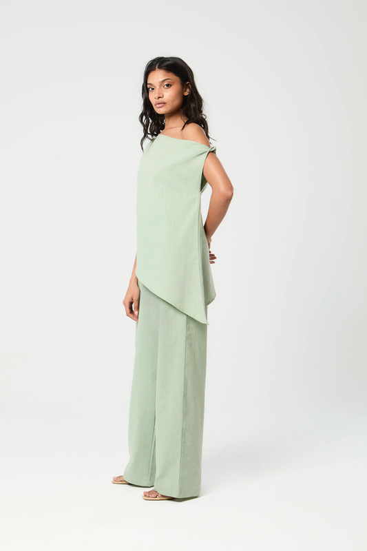 Serene Linen Set - Sage