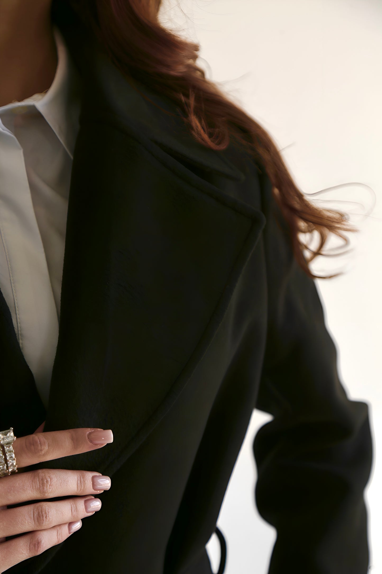 Maxi Couture Coat - Black