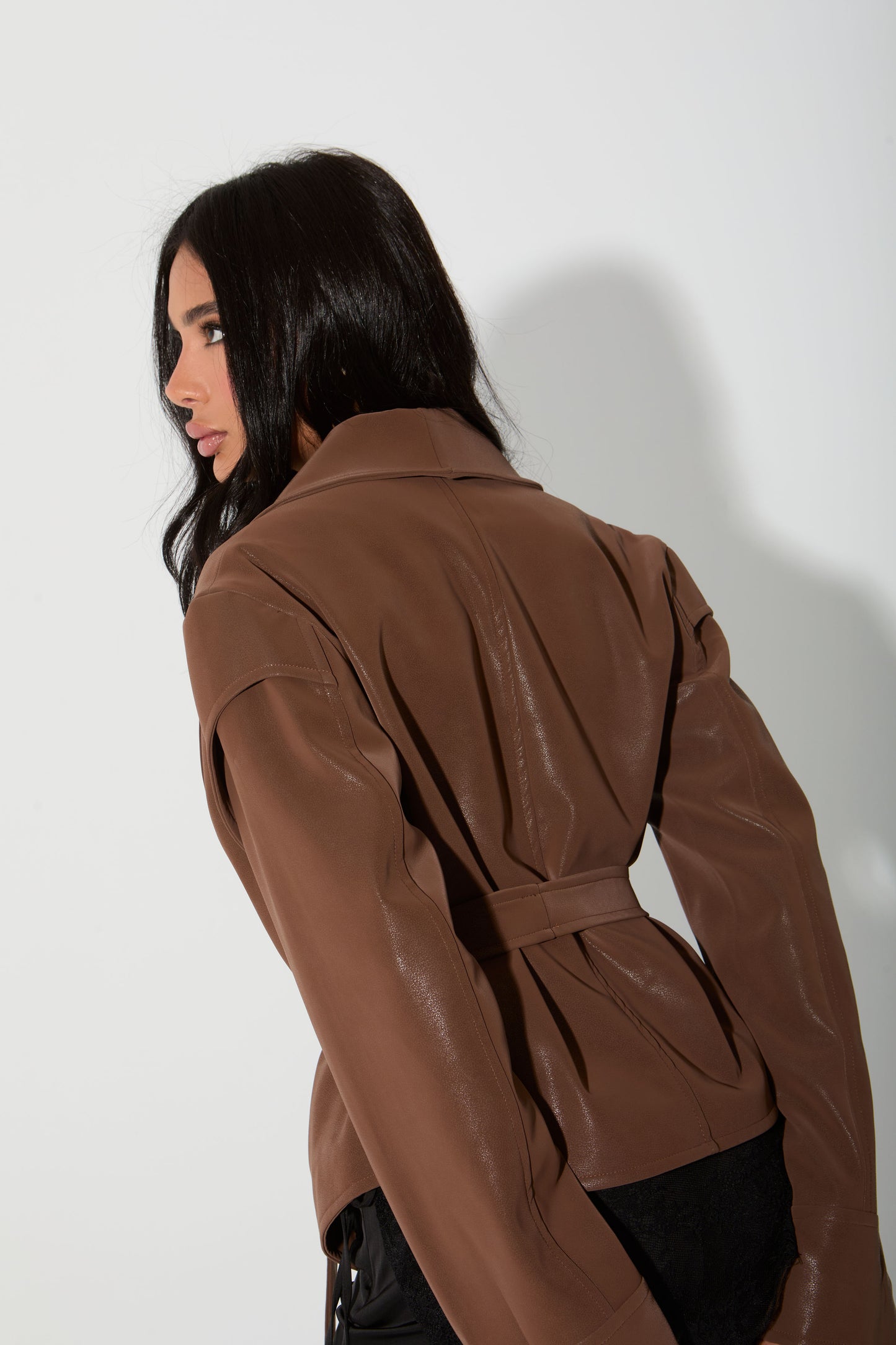 Rebel Leather Jacket - Brown