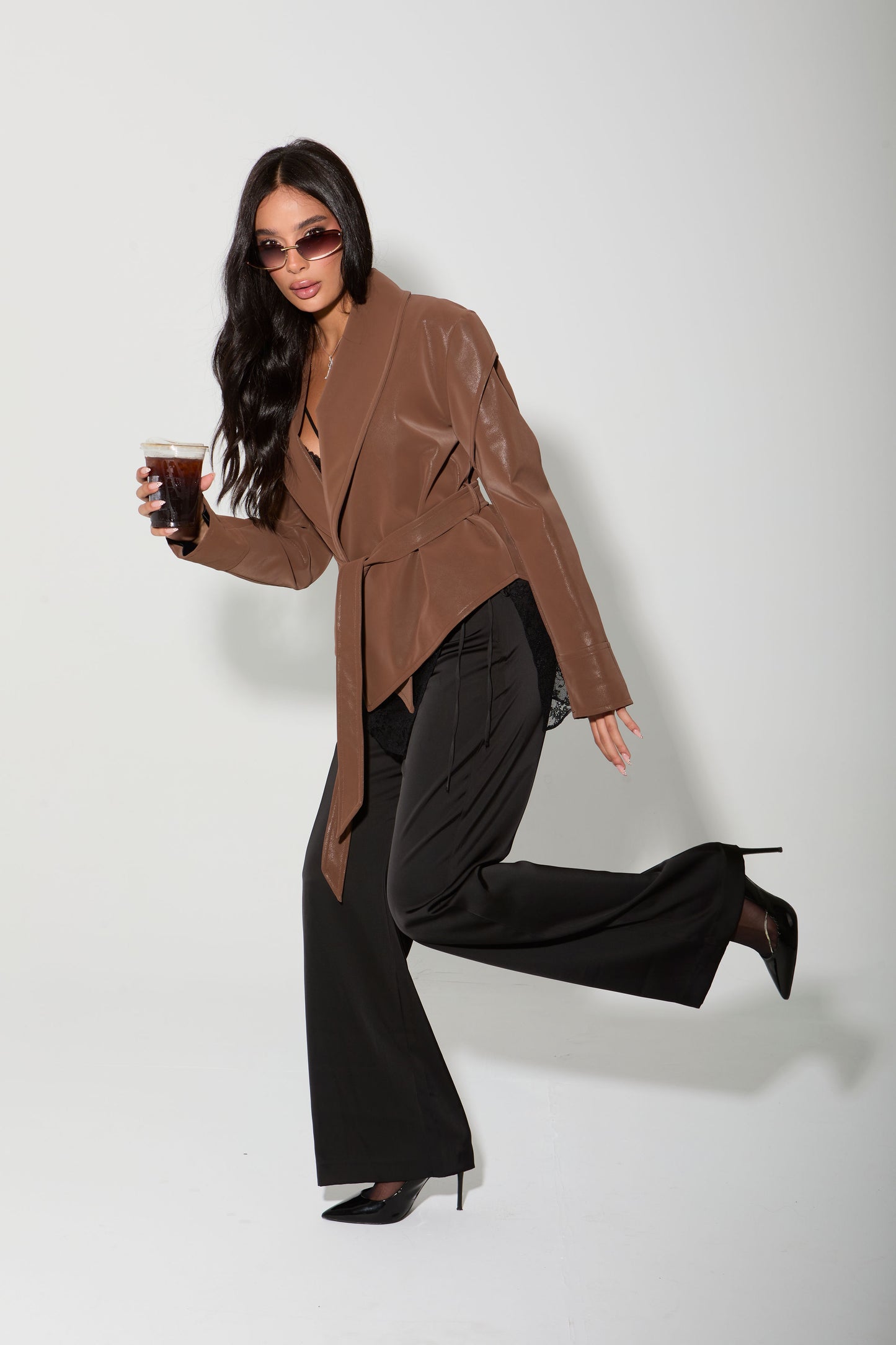 Rebel Leather Jacket - Brown