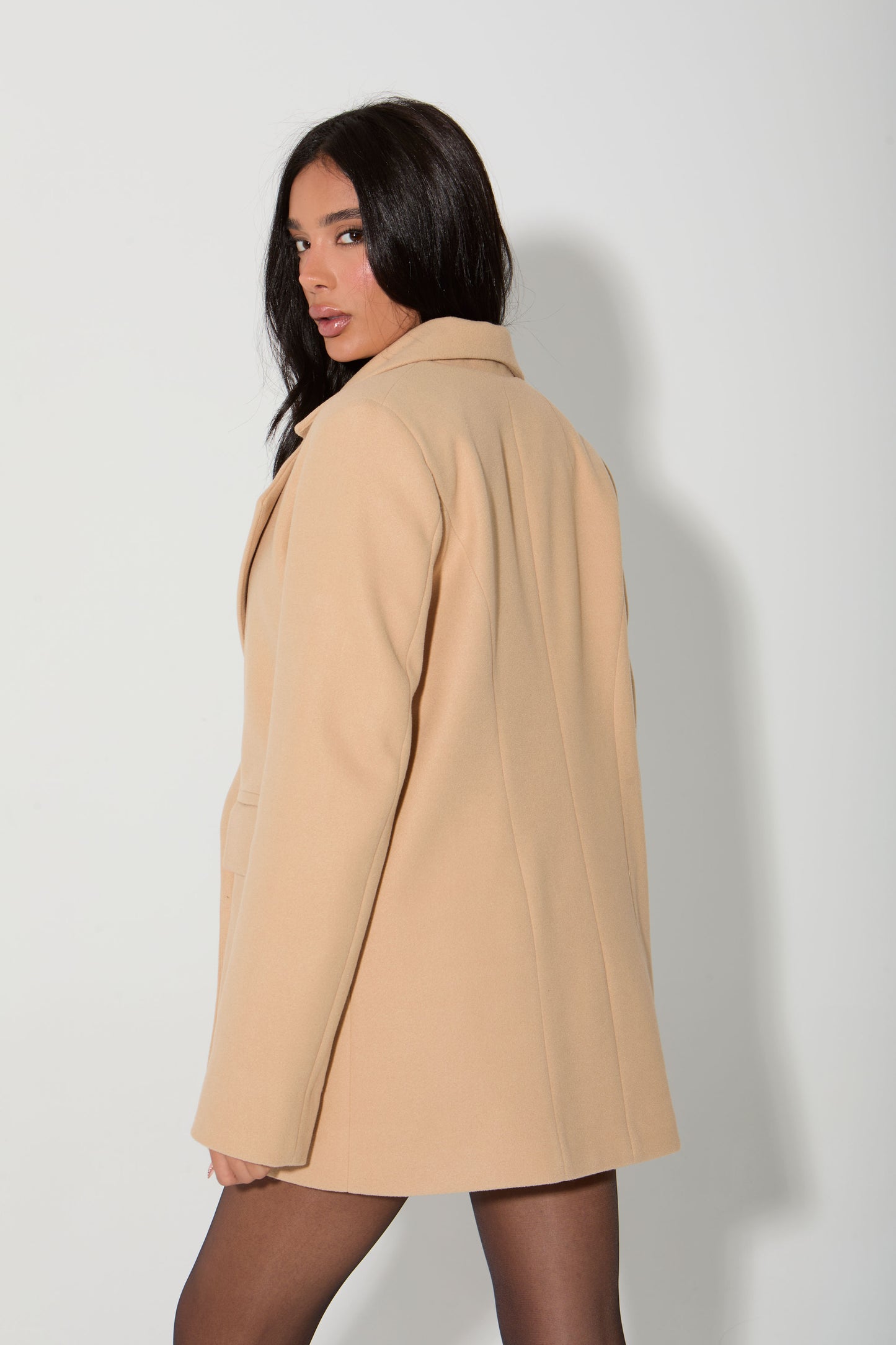 Dare Wool Blazer - Beige (Pre-Order)