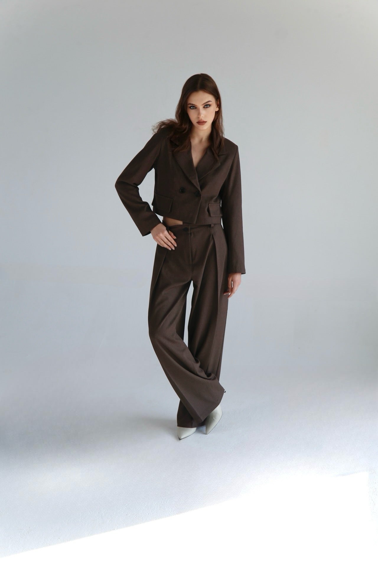 Runway Rebel Suit - Coffee