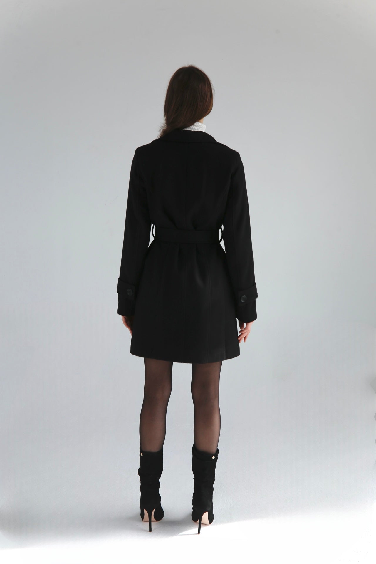 Classic Couture Coat - Black