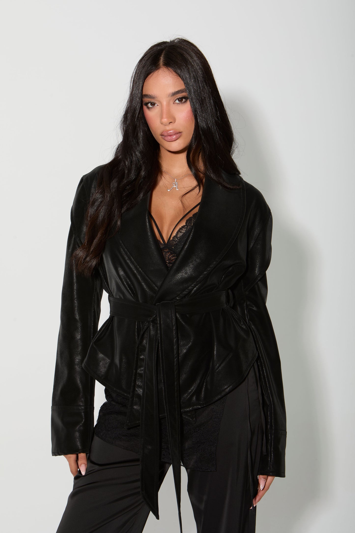 Rebel Leather Jacket - Black