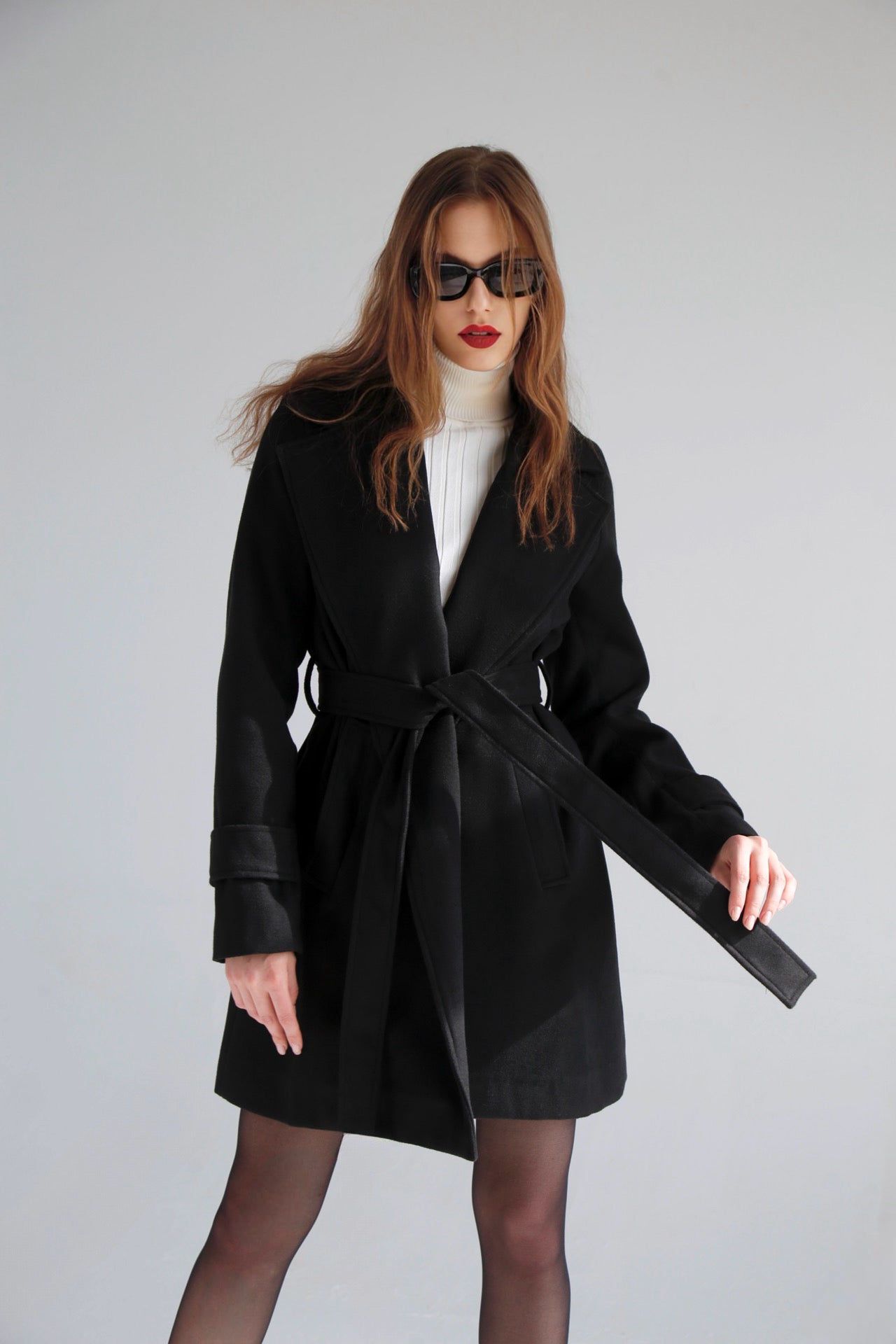 Classic Couture Coat - Black