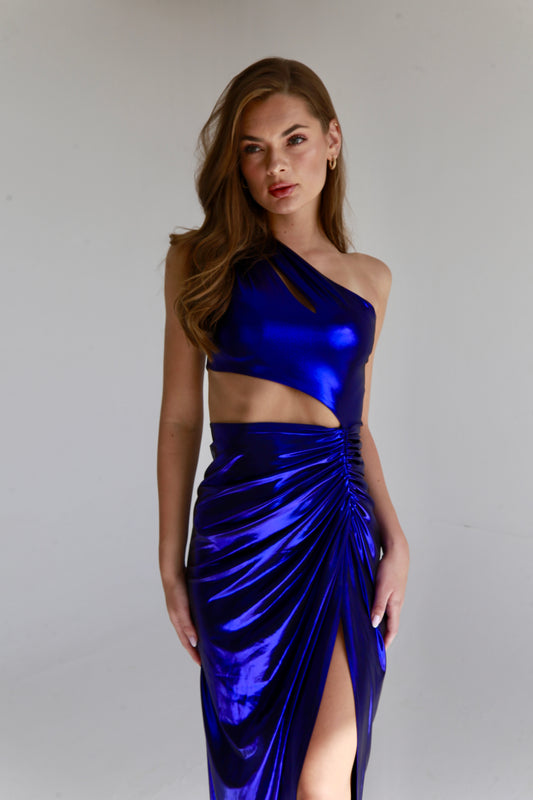 Royal Rhapsody Dress - Blue